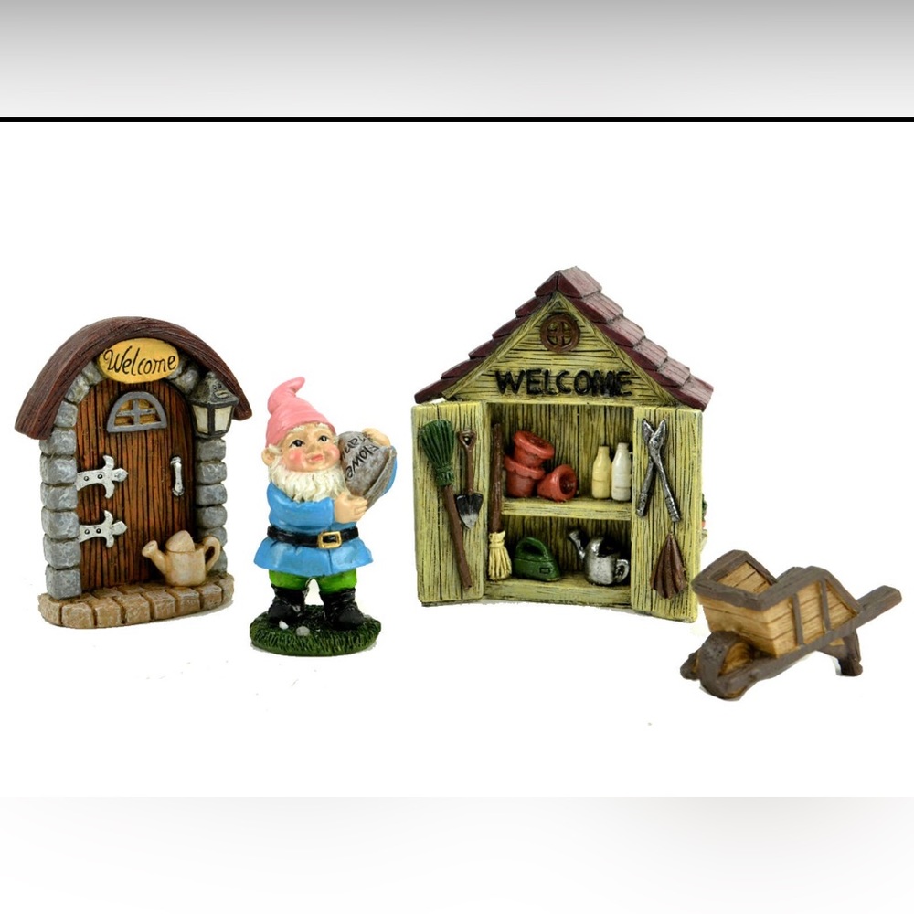 Fairy Garden Kit Boxes - Miniature
Garden Kits - Mini Gnomes